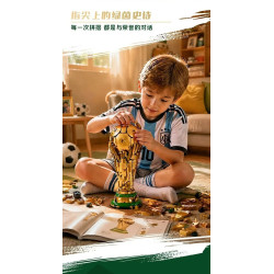 Forange FC6017 Football Cup Xếp hình lắp ráp ghép mô hình cúp bóng đá