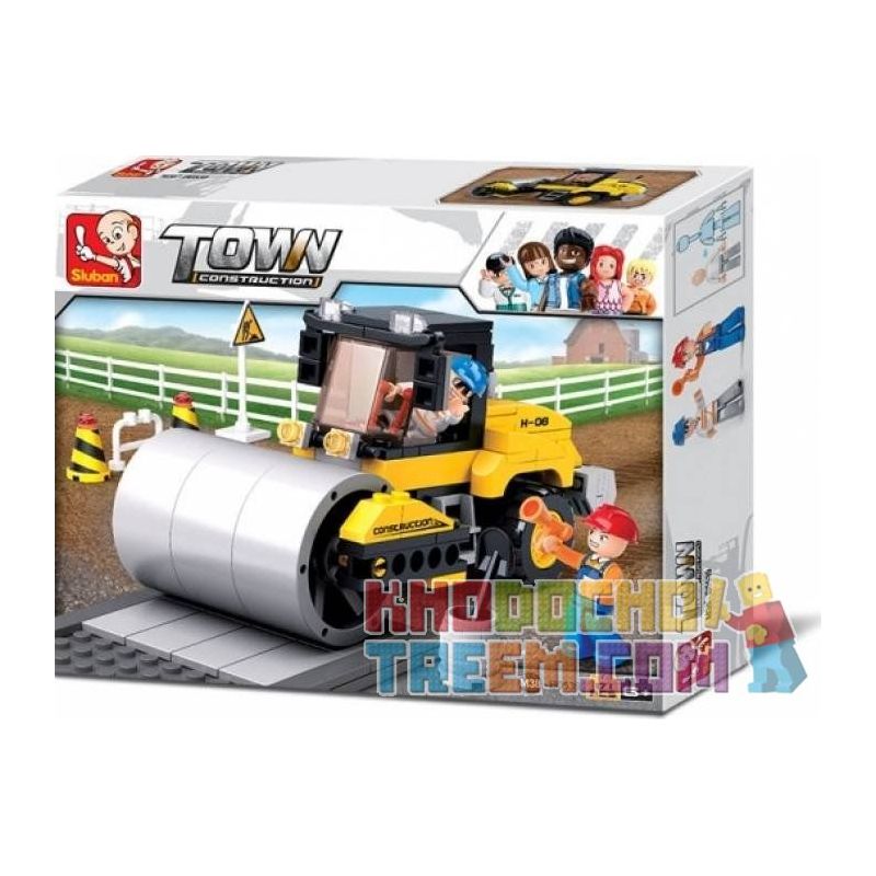 SLUBAN M38-B0539 B0539 0539 M38B0539 38-B0539 non  XE LU bộ đồ chơi xếp lắp ráp ghép mô hình City Thành Phố 171 khối