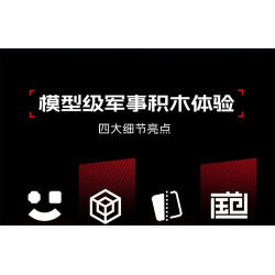 SEMBO 208161 Xếp hình lắp ráp ghép mô hình Một đất nước hùng mạnh: Khu trục hạm Type 055 1:580