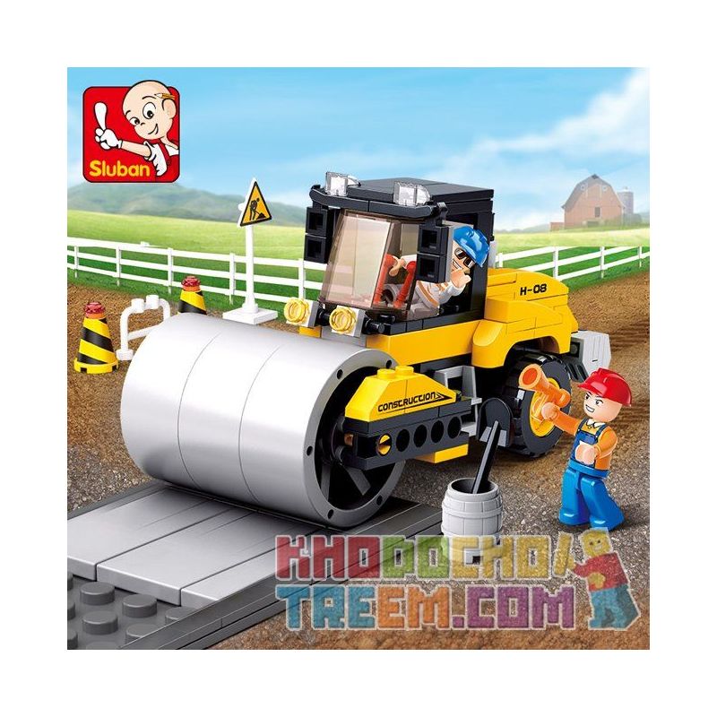 SLUBAN M38-B0539 B0539 0539 M38B0539 38-B0539 non  XE LU bộ đồ chơi xếp lắp ráp ghép mô hình City Thành Phố 171 khối