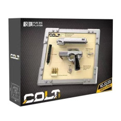 Jiqi JQ1103 Xếp hình lắp ráp ghép mô hình súng lục Colt