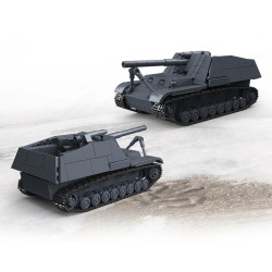 ThirdParty 300039 Sd.Kfz.165 Humme Xếp hình lắp ráp ghép mô hình Pháo tự hành Bee 1:35