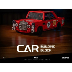 small angle JD105 Xếp hình lắp ráp ghép mô hình Mercedes AMG Heo Đỏ