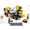 SLUBAN M38-B0550 B0550 0550 M38B0550 38-B0550 non  XE TRỘN BÊ TÔNG bộ đồ chơi xếp lắp ráp ghép mô hình City Thành Phố 296 khối
