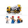 SLUBAN M38-B0550 B0550 0550 M38B0550 38-B0550 non  XE TRỘN BÊ TÔNG bộ đồ chơi xếp lắp ráp ghép mô hình City Thành Phố 296 khối