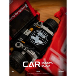 small angle JD123 Xếp hình lắp ráp ghép mô hình xe thể thao alfa romeo