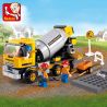 SLUBAN M38-B0550 B0550 0550 M38B0550 38-B0550 non  XE TRỘN BÊ TÔNG bộ đồ chơi xếp lắp ráp ghép mô hình City Thành Phố 296 khối