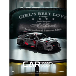 small angle JD106 Xếp hình lắp ráp ghép mô hình Audi RS