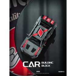 small angle JD106 Xếp hình lắp ráp ghép mô hình Audi RS