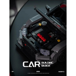small angle JD106 Xếp hình lắp ráp ghép mô hình Audi RS