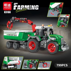 minGDi LEIBAO K3166 Xếp hình lắp ráp ghép mô hình Xe cẩu