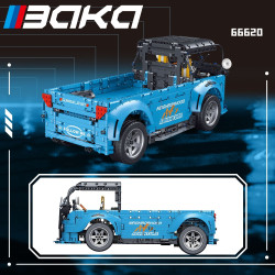 BaKa Technology 66620 Xếp hình lắp ráp ghép mô hình Xe bán tải T1