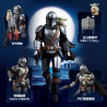 BLOKEES 75805 Xếp hình lắp ráp ghép mô hình The Mandalorian và Gu Gu: Beyond Edition Din Jaren & Gu Gu SWCC05