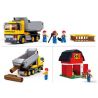 SLUBAN M38-B0552 B0552 0552 M38B0552 38-B0552 non  XE TẢI CHỞ PHẾ THẢI bộ đồ chơi xếp lắp ráp ghép mô hình City Thành Phố 384 khối
