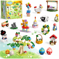 WISE BLOCK AULDEY US390101 Wonder Pop：Easter Farm Xếp hình lắp ráp ghép mô hình Wonder Pop: Trang trại Phục sinh