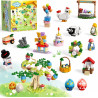 WISE BLOCK AULDEY US390101 Wonder Pop：Easter Farm Xếp hình lắp ráp ghép mô hình Wonder Pop: Trang trại Phục sinh