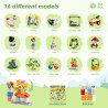 WISE BLOCK AULDEY US390101 Wonder Pop：Easter Farm Xếp hình lắp ráp ghép mô hình Wonder Pop: Trang trại Phục sinh