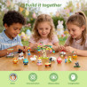 WISE BLOCK AULDEY US390101 Wonder Pop：Easter Farm Xếp hình lắp ráp ghép mô hình Wonder Pop: Trang trại Phục sinh