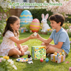 WISE BLOCK AULDEY US390101 Wonder Pop：Easter Farm Xếp hình lắp ráp ghép mô hình Wonder Pop: Trang trại Phục sinh