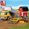 SLUBAN M38-B0552 B0552 0552 M38B0552 38-B0552 non  XE TẢI CHỞ PHẾ THẢI bộ đồ chơi xếp lắp ráp ghép mô hình City Thành Phố 384 khối