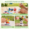 WISE BLOCK AULDEY US390101 Wonder Pop：Easter Farm Xếp hình lắp ráp ghép mô hình Wonder Pop: Trang trại Phục sinh