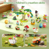 WISE BLOCK AULDEY US390101 Wonder Pop：Easter Farm Xếp hình lắp ráp ghép mô hình Wonder Pop: Trang trại Phục sinh