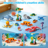 WISE BLOCK AULDEY US390001 Wonder Pop：Ocean World Xếp hình lắp ráp ghép mô hình Wonder Pop: Thế Giới Biển