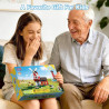 WISE BLOCK AULDEY US386003 Funny：Dream Farm Xếp hình lắp ráp ghép mô hình Hài hước: Nông trại cối xay gió, Ngọn hải đăng 2 trong 1