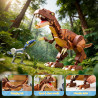 WISE BLOCK AULDEY US386005 Funny：Tyrant King & Ice Mammoth Xếp hình lắp ráp ghép mô hình Hài hước: Khủng long và voi ma mút 2 trong 1