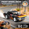 WISE BLOCK AULDEY US389179 Hyper Turbo：Legend Flames Xếp hình lắp ráp ghép mô hình Xe điều khiển từ xa Hyper Turbo