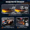 WISE BLOCK AULDEY US389179 Hyper Turbo：Legend Flames Xếp hình lắp ráp ghép mô hình Xe điều khiển từ xa Hyper Turbo