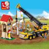 SLUBAN M38-B0553 B0553 0553 M38B0553 38-B0553 non  CẦN CẨU DI ĐỘNG bộ đồ chơi xếp lắp ráp ghép mô hình City Thành Phố 767 khối