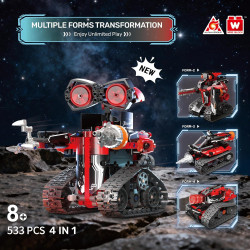 WISE BLOCK AULDEY 389201-2 Hyper Turbo：Mining Pickup Xếp hình lắp ráp ghép mô hình Siêu Turbo: Minecart