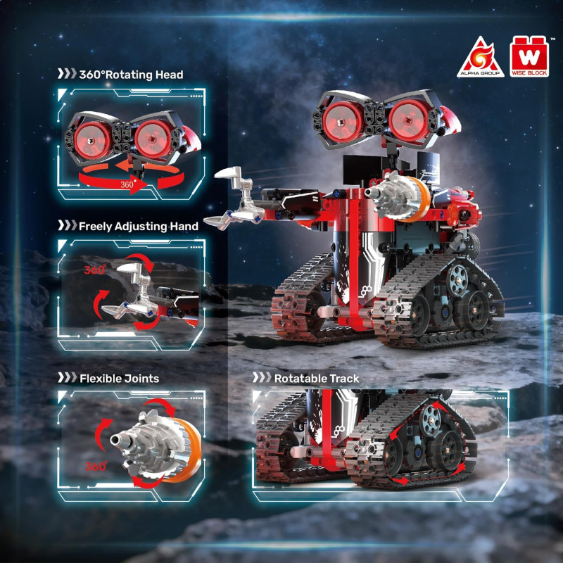WISE BLOCK AULDEY 389201-2 Hyper Turbo：Mining Pickup Xếp hình lắp ráp ghép mô hình Siêu Turbo: Minecart