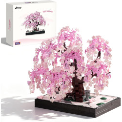 WISE BLOCK AULDEY HA393029 Seren：Sakura Zen Xếp hình lắp ráp ghép mô hình Seren: Sakura Zen