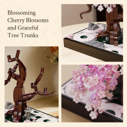 WISE BLOCK AULDEY HA393029 Seren：Sakura Zen Xếp hình lắp ráp ghép mô hình Seren: Sakura Zen
