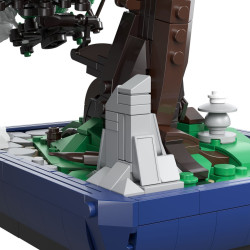 WISE BLOCK AULDEY HA393032 Seren：Pine Breath Xếp hình lắp ráp ghép mô hình Seren: Hơi thở của cây thông