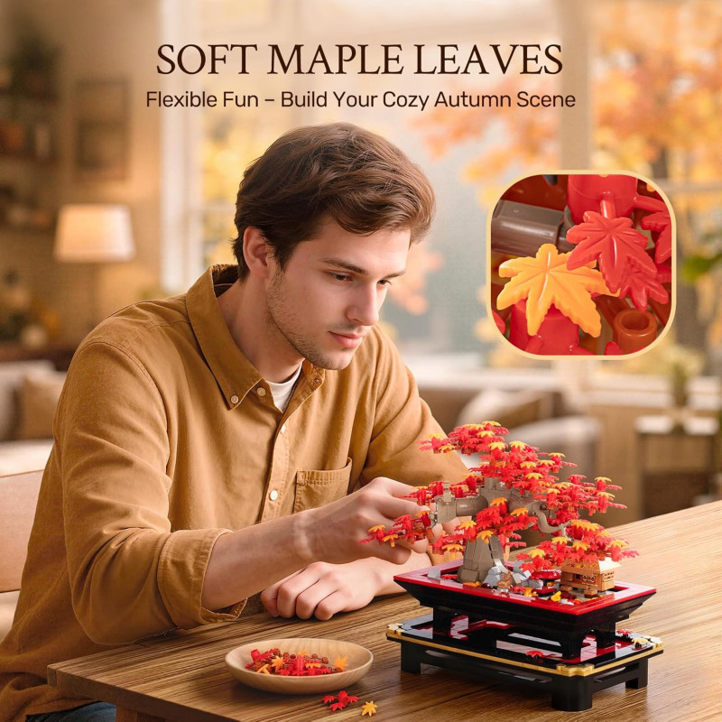 WISE BLOCK AULDEY HA393031 Seren：Maple Whisper Xếp hình lắp ráp ghép mô hình Seren: Maple Whisper