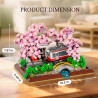 WISE BLOCK AULDEY HA393027 Seren：Blossom Harmony Xếp hình lắp ráp ghép mô hình Seren: Sự hòa hợp của các loài hoa