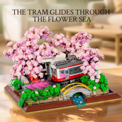 WISE BLOCK AULDEY HA393027 Seren：Blossom Harmony Xếp hình lắp ráp ghép mô hình Seren: Sự hòa hợp của các loài hoa