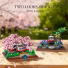 WISE BLOCK AULDEY HA393027 Seren：Blossom Harmony Xếp hình lắp ráp ghép mô hình Seren: Sự hòa hợp của các loài hoa