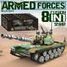 KAZI GBL BOZHI KY8313 Armed Forces Xếp hình lắp ráp ghép mô hình National Power Eagle: Tổ hợp Tank 8 cổ điển