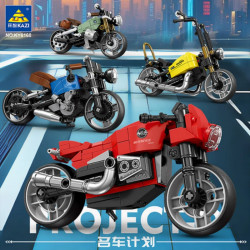 KAZI GBL BOZHI KY6168 Xếp hình lắp ráp ghép mô hình Xe sang 4 mẫu