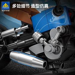 KAZI GBL BOZHI KY6168 Xếp hình lắp ráp ghép mô hình Xe sang 4 mẫu