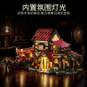 remittance H1017 Medieval Carrige Station Xếp hình lắp ráp ghép mô hình Bến Xe Thời Trung Cổ
