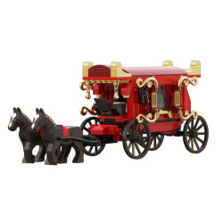 remittance H1017 Medieval Carrige Station Xếp hình lắp ráp ghép mô hình Bến Xe Thời Trung Cổ