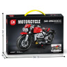 minGDi LEIBAO K2267 Xếp hình lắp ráp ghép mô hình Mô tô đua giả 3R-2500CC