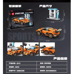 minGDi LEIBAO K2271 Xếp hình lắp ráp ghép mô hình Xe thể thao DA07-Speed