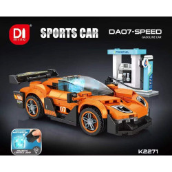 minGDi LEIBAO K2271 Xếp hình lắp ráp ghép mô hình Xe thể thao DA07-Speed