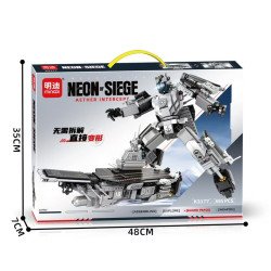 minGDi LEIBAO K3177 Xếp hình lắp ráp ghép mô hình Mecha biến hình thành tàu sân bay